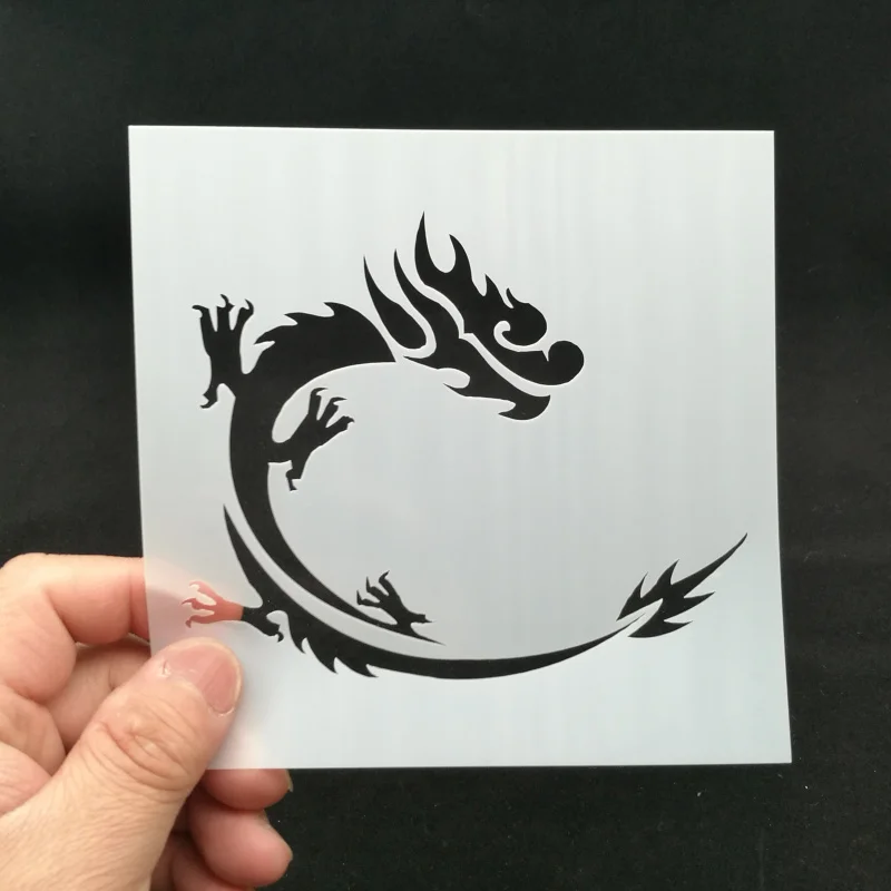 13*13 Dragon pvc Layering Stencils for Diy scrapbook coloring,painting stencil,home decor diy etc. Product image
13*13 Dragon pvc Layering Stencils for Diy scrapbook coloring,painting stencil,home decor diy etc. Product image