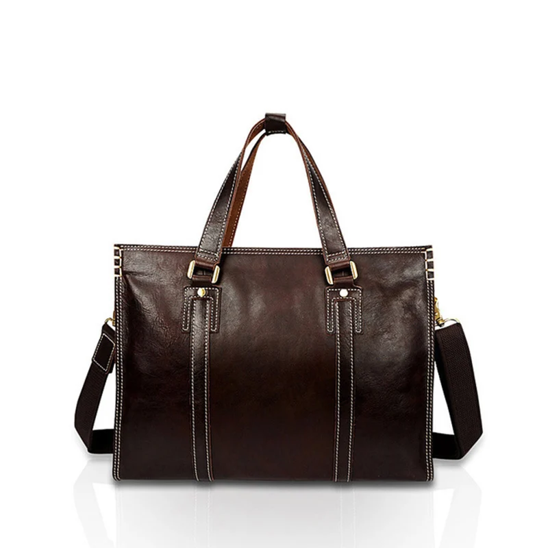 Genuine Leather Casual Men's Exquisite Handsome School Student Handbag Simple Retro Style Classic Design High Quality Handbag
Genuine Leather Casual Men's Exquisite Handsome School Student Handbag Simple Retro Style Classic Design High Quality Handbag