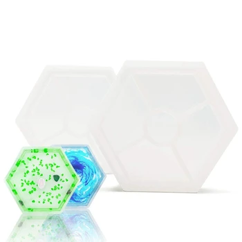 Diy Hexagon Mold 2 Pack Diy Silicone Coaster Molds, Hexagon Coaster Silicone Mold, Molds For Resin, Concrete, Cement
Diy Hexagon Mold 2 Pack Diy Silicone Coaster Molds, Hexagon Coaster Silicone Mold, Molds For Resin, Concrete, Cement