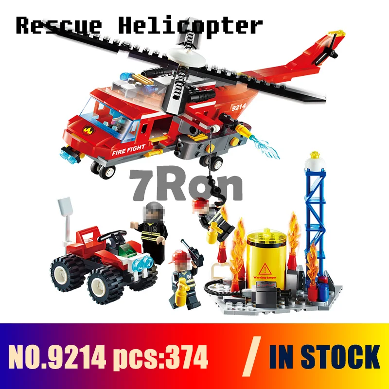 Compatible with Models building kits 9214 374pcs City Fire Rescue Helicopter Building Blocks toys & hobbies
Compatible with Models building kits 9214 374pcs City Fire Rescue Helicopter Building Blocks toys & hobbies