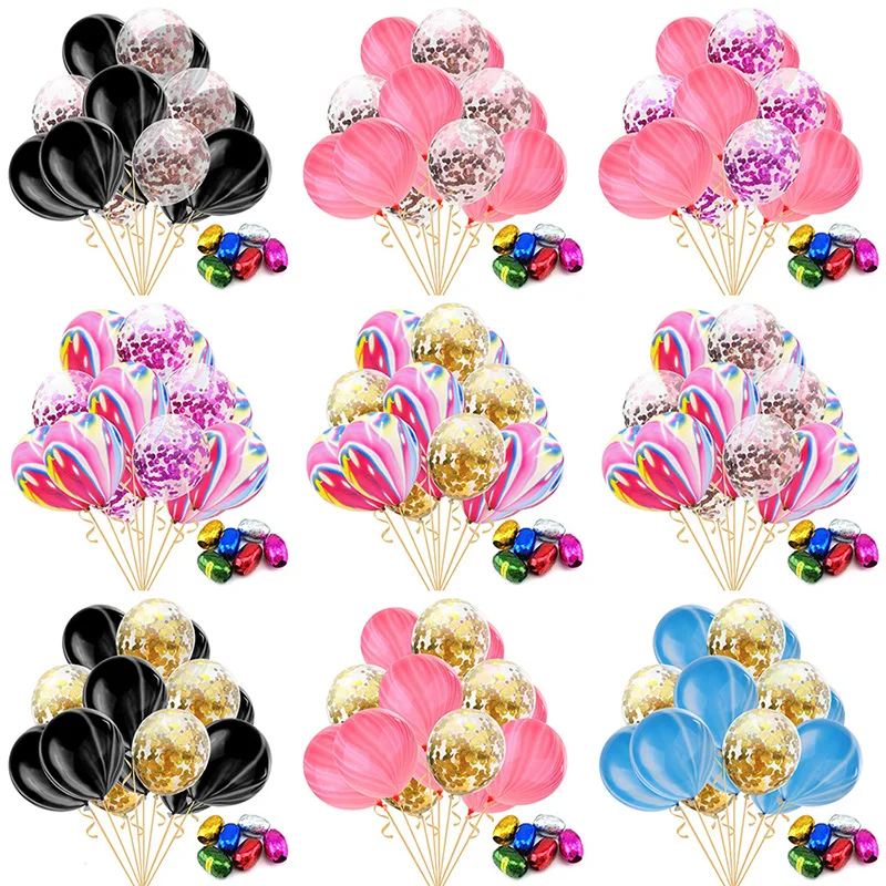 GXINUG 16Pcs Multicolor Marble Agate Inflatable Latex Confetti Balloons 12" Set Wedding Birthday Baby Shower Party Decorations
GXINUG 16Pcs Multicolor Marble Agate Inflatable Latex Confetti Balloons 12" Set Wedding Birthday Baby Shower Party Decorations
