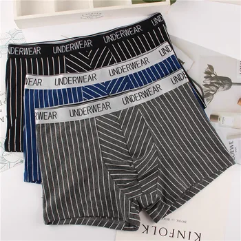 3 Pieces Men's Underwear Breathable Mid Waist Stripe Men's Boxers Men's Sexy Underwear Boxer Homme De Marque Calzoncillos
3 Pieces Men's Underwear Breathable Mid Waist Stripe Men's Boxers Men's Sexy Underwear Boxer Homme De Marque Calzoncillos