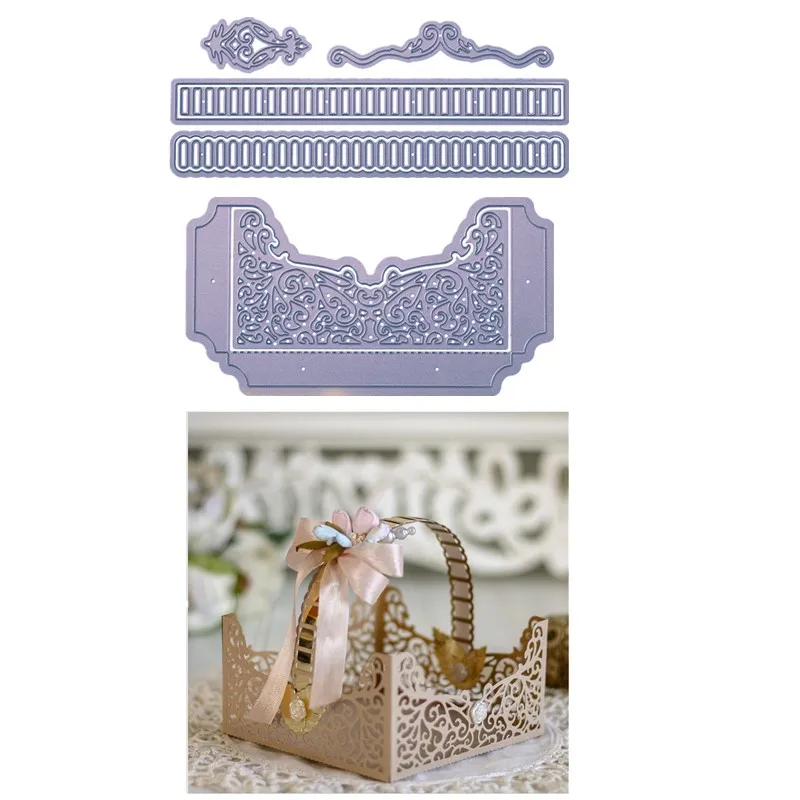 Basket Shadowbox Ribbon Threader Set Metal Cutting Dies For DIY Scrapbooking Embossing Photos Cards Decorative Crafts New 2019
Basket Shadowbox Ribbon Threader Set Metal Cutting Dies For DIY Scrapbooking Embossing Photos Cards Decorative Crafts New 2019