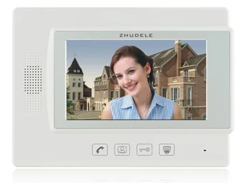 ZHUDELE 7 Inch Display Wired Video Door Phone Touch button Monitor Doorbell Intercom kit luxury indoor unit support ip camera
ZHUDELE 7 Inch Display Wired Video Door Phone Touch button Monitor Doorbell Intercom kit luxury indoor unit support ip camera