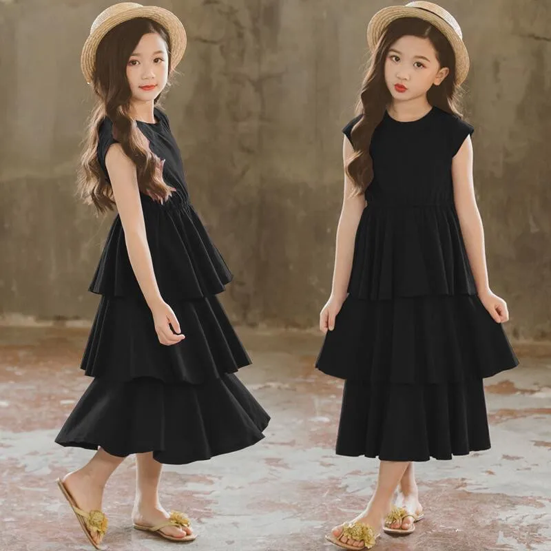 2019 Summer New Girls Black Dress Sleeveless Cotton Princess Dress Kids Dresses For Girls Vestido Robe Fille Vestido Infantil 12
2019 Summer New Girls Black Dress Sleeveless Cotton Princess Dress Kids Dresses For Girls Vestido Robe Fille Vestido Infantil 12