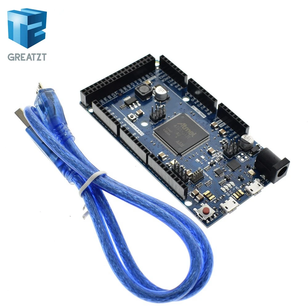 Official Compatible DUE R3 Board SAM3X8E 32-bit ARM Cortex-M3 / Mega2560 R3 Duemilanove 2013 For Arduino Due Board With Cable
Official Compatible DUE R3 Board SAM3X8E 32-bit ARM Cortex-M3 / Mega2560 R3 Duemilanove 2013 For Arduino Due Board With Cable