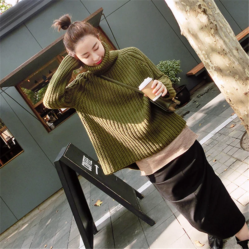 2018 Sale Women Pullover New Arrival Autumn Winter Women Turtleneck Sweater Wide Hems Loose Bat Sleeve Ladies Sweaters
2018 Sale Women Pullover New Arrival Autumn Winter Women Turtleneck Sweater Wide Hems Loose Bat Sleeve Ladies Sweaters