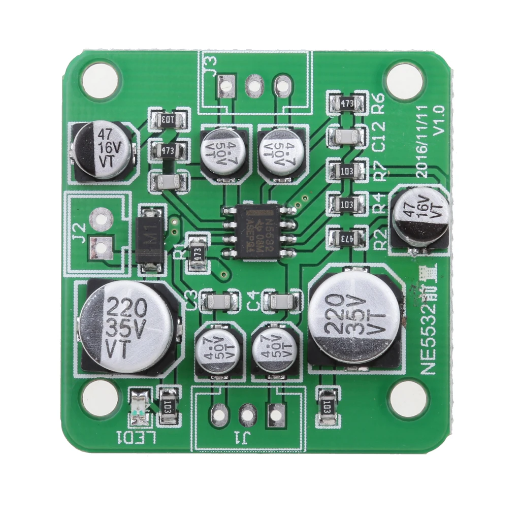NE5532 Amplifier Module Board 4558 LM833 LT1057 AD827 OPA2604 NE5532 Board Ground, Battery Negative
NE5532 Amplifier Module Board 4558 LM833 LT1057 AD827 OPA2604 NE5532 Board Ground, Battery Negative