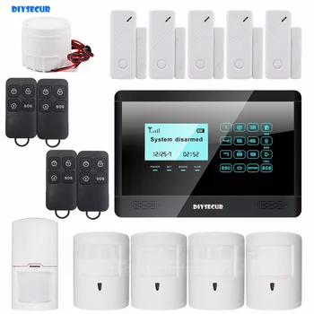 DIYSECUR Wireless and wired GSM automatic dialing alarm system m2bx pet friendly home security
DIYSECUR Wireless and wired GSM automatic dialing alarm system m2bx pet friendly home security