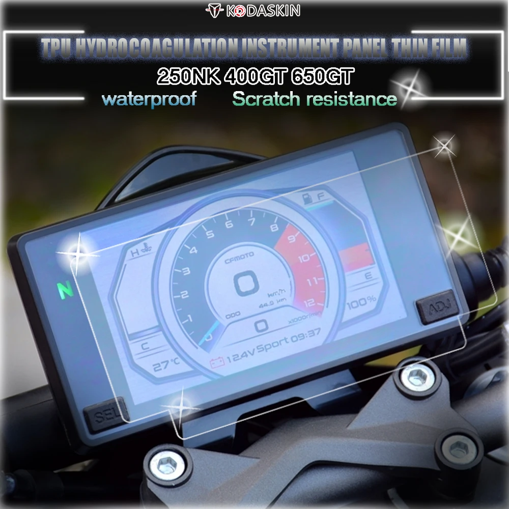 KODASKIN Motor TPU Instrument Protection Speedometer Waterproof Protective Film Hydrogel Film Fit for CFMOTO 250NK 400GT 650GT
KODASKIN Motor TPU Instrument Protection Speedometer Waterproof Protective Film Hydrogel Film Fit for CFMOTO 250NK 400GT 650GT