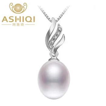 ASHIQI Real Natural Pearl Necklaces with 925 Sterling Silver Pendant Jewelry For Women Festival Gift
ASHIQI Real Natural Pearl Necklaces with 925 Sterling Silver Pendant Jewelry For Women Festival Gift