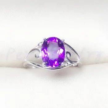 Natural amethyst ring 925 sterling silver Free shipping Fine purple crystal jewelry Finger rings 1.3ct gemstone #T18100808
Natural amethyst ring 925 sterling silver Free shipping Fine purple crystal jewelry Finger rings 1.3ct gemstone #T18100808