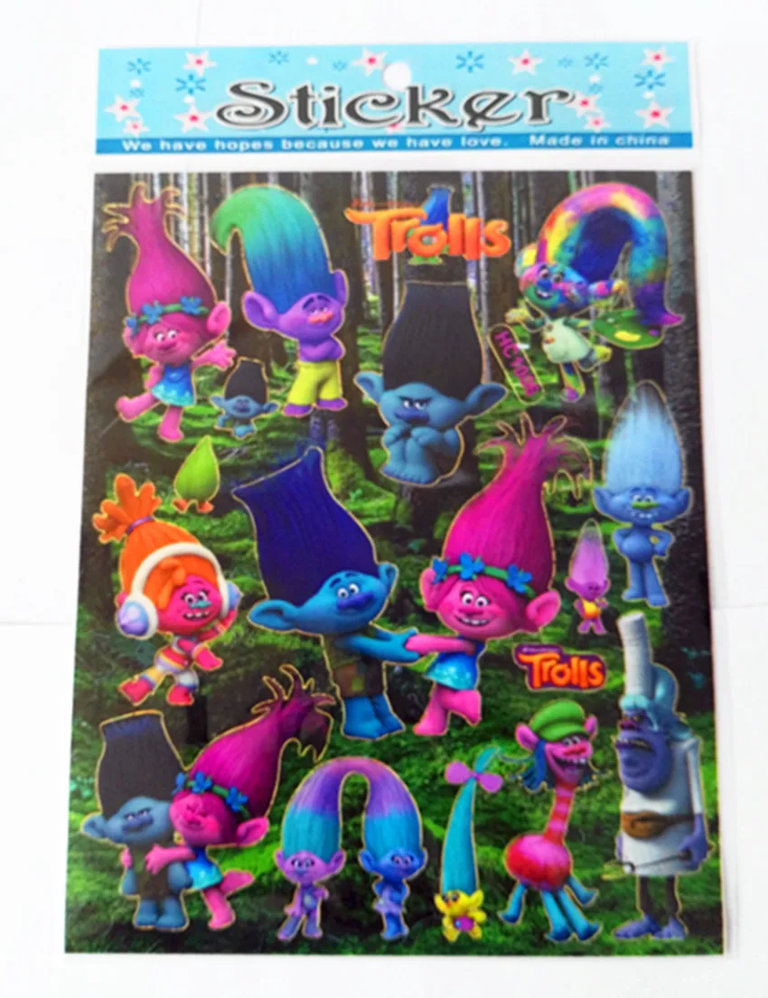 2PCS/LOT TROLLS STICKERS KIDS BIRTHDAY PARTY FAVORS TROLLS STICKER HAPPY BIRTHDAY PARTY SUPPLIES
2PCS/LOT TROLLS STICKERS KIDS BIRTHDAY PARTY FAVORS TROLLS STICKER HAPPY BIRTHDAY PARTY SUPPLIES
