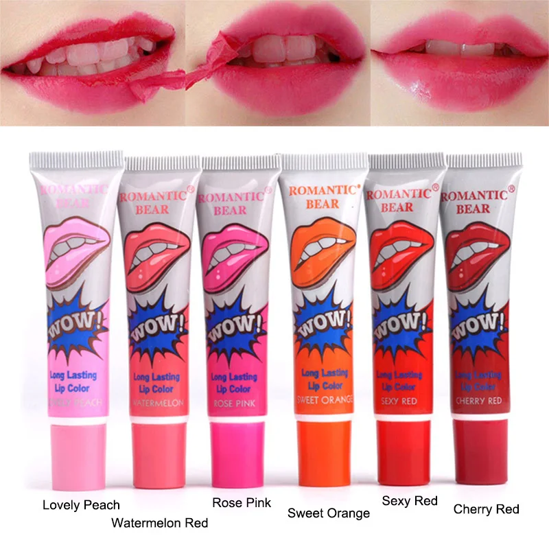 NEW Romantic Peel Off Lipstick Tearing Type Lip Gloss Film Magic Long Lasting Lip Tattoo Makeup Lip Tint QS888
NEW Romantic Peel Off Lipstick Tearing Type Lip Gloss Film Magic Long Lasting Lip Tattoo Makeup Lip Tint QS888