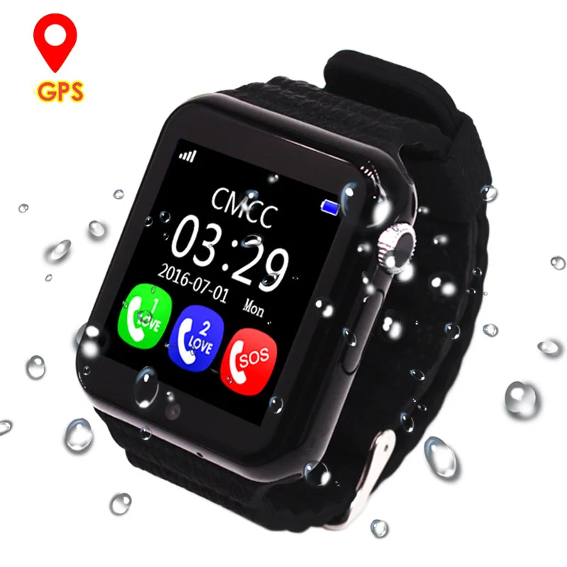 Детские gps Смарт часы дети Безопасный монитор с камерой поддержка SIM/TF циферблат