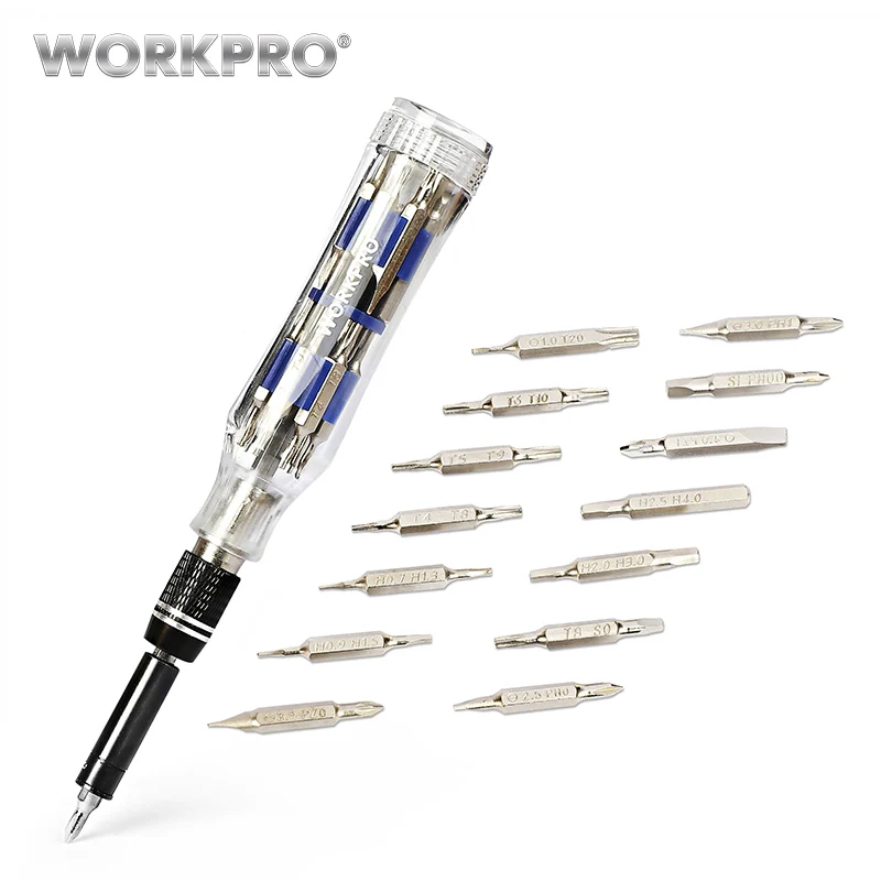WORKPRO Screwdriver Set 28-in-1 Precision Screwdriver timepiece quick change screwdriver Repair Tool Set
WORKPRO Screwdriver Set 28-in-1 Precision Screwdriver timepiece quick change screwdriver Repair Tool Set