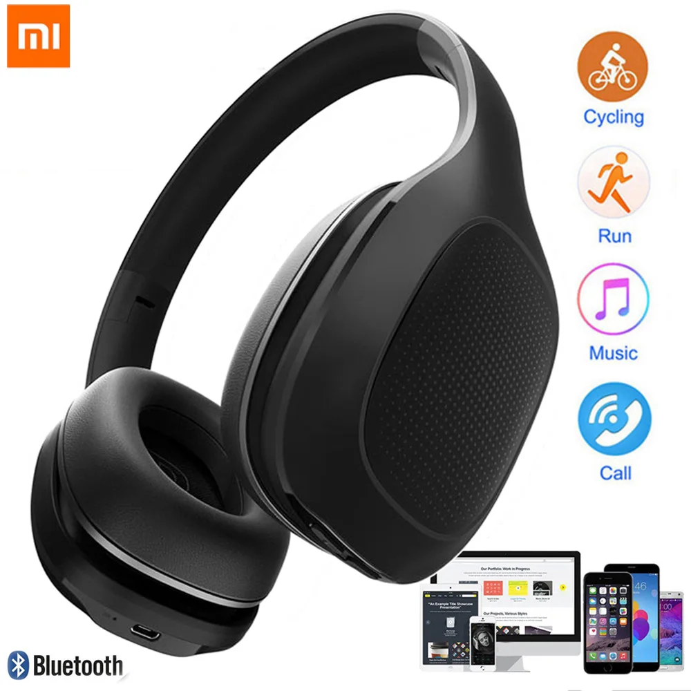 2018 Original Xiaomi Wireless Headphones V4.1 Bluetooth Earphone AptX 40mm Dynamic PU Headset For Mobile Phone Games Headphone
2018 Original Xiaomi Wireless Headphones V4.1 Bluetooth Earphone AptX 40mm Dynamic PU Headset For Mobile Phone Games Headphone