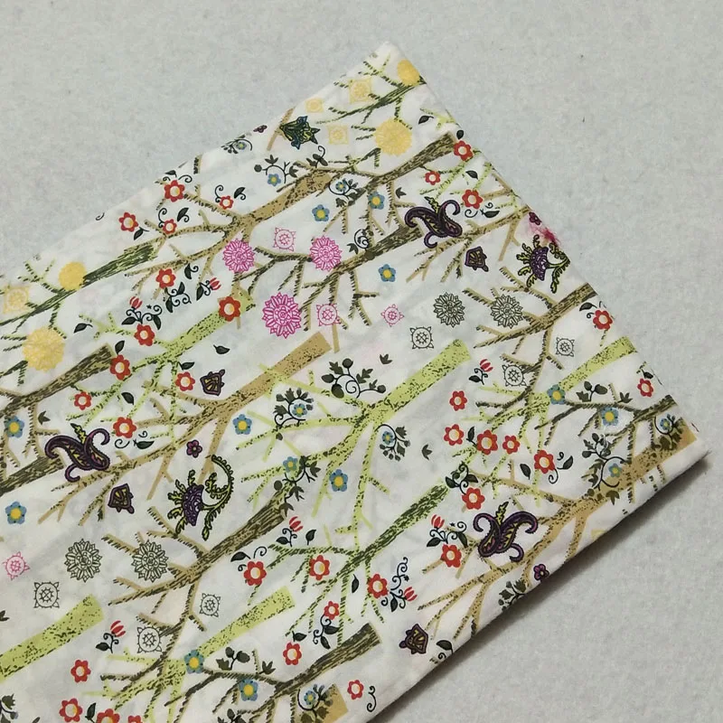 Vintage Brand 50x145cm Spring Forest Trees Printed Cotton Poplin Fabric Quilting Baby Bedding Tilda Cloth Patchwork fabric
Vintage Brand 50x145cm Spring Forest Trees Printed Cotton Poplin Fabric Quilting Baby Bedding Tilda Cloth Patchwork fabric