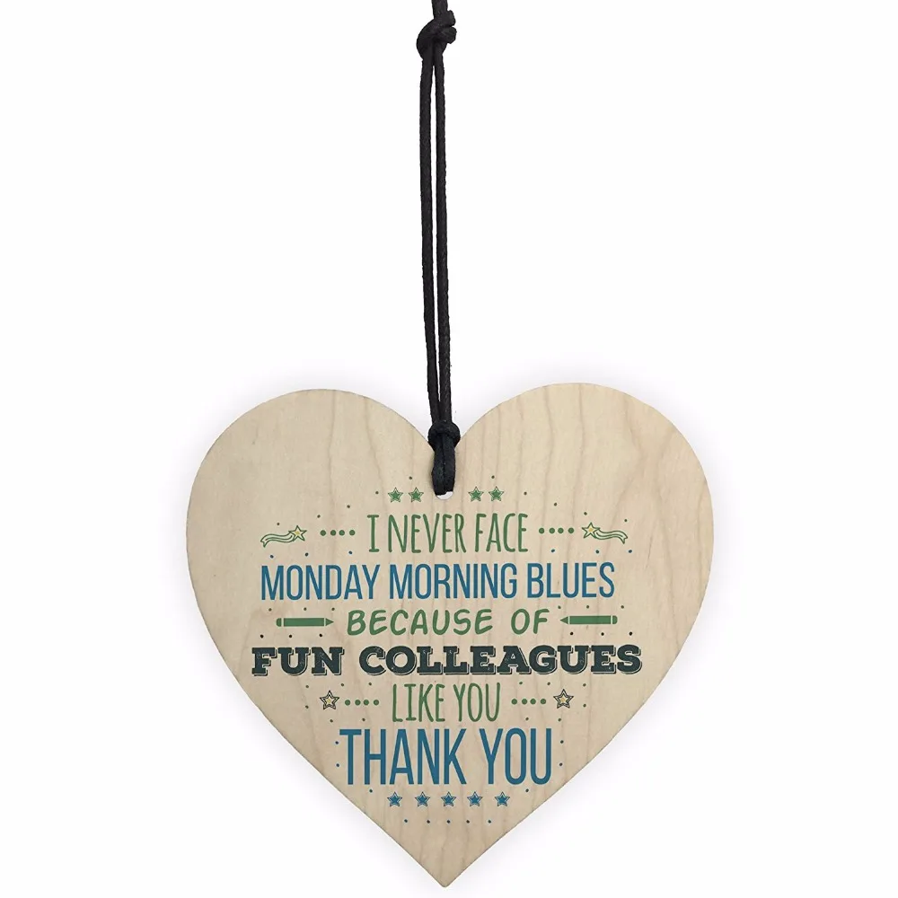 Meijiafei Fun Colleagues Hanging Heart Plaque Work Friendship FRIEND Colleague Sign Thank You Gift
Meijiafei Fun Colleagues Hanging Heart Plaque Work Friendship FRIEND Colleague Sign Thank You Gift