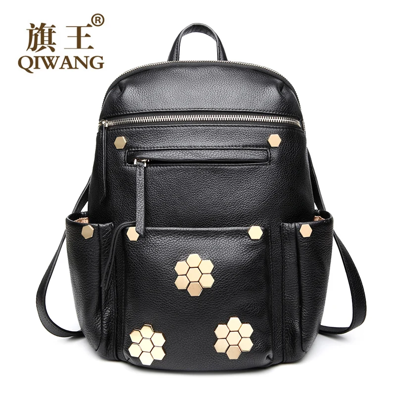 QIWANG Luxurious Laptop Backpack Casual Women Real Genuine Leather Backpack Appliques Flower Back Pack Bag on Clearance Price
QIWANG Luxurious Laptop Backpack Casual Women Real Genuine Leather Backpack Appliques Flower Back Pack Bag on Clearance Price