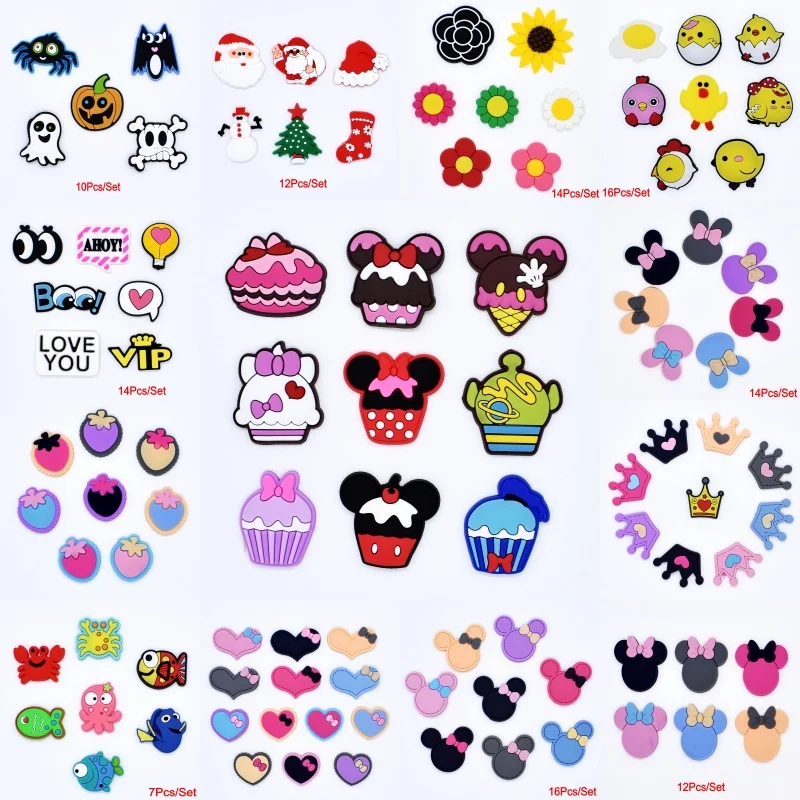 Cartoon Flowers Crown Cakes Holloween Soft PVC Charms For Hole Beach Clogs Shoes Bracelet/Wristbands Promotional Gifts
Cartoon Flowers Crown Cakes Holloween Soft PVC Charms For Hole Beach Clogs Shoes Bracelet/Wristbands Promotional Gifts