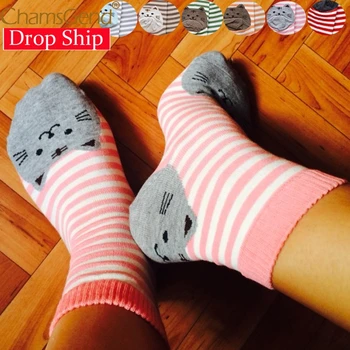 Chamsgend 3 Pairs Newly Design Cute Cartoon Cat Socks Striped Pattern Women Cotton Sock Winter DropShipping #0725
Chamsgend 3 Pairs Newly Design Cute Cartoon Cat Socks Striped Pattern Women Cotton Sock Winter DropShipping #0725