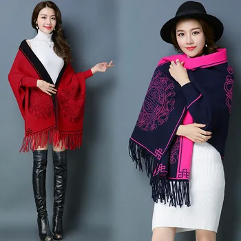 5807 New Fashion Tassel Scarf Cape women's sweater knitted Coat Ponchos and capes designer scarf women luxury 2018
5807 New Fashion Tassel Scarf Cape women's sweater knitted Coat Ponchos and capes designer scarf women luxury 2018