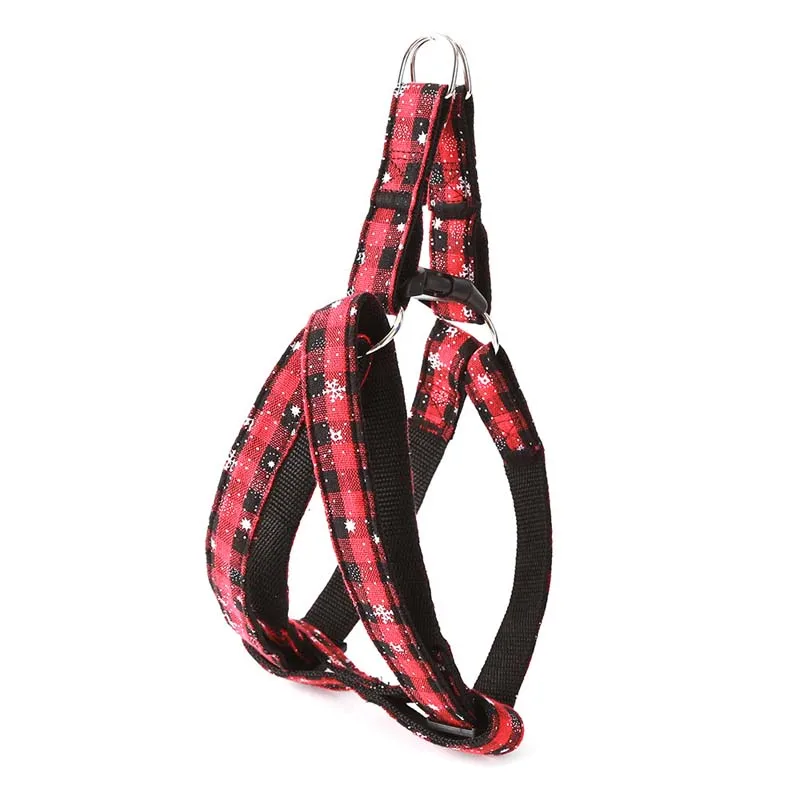MySudui Christmas Pet Dog Harness Leash Set Cotton Small Dog Harness And Leash Set Pet Cat Vest Harness Coleira Correa Perro (4)