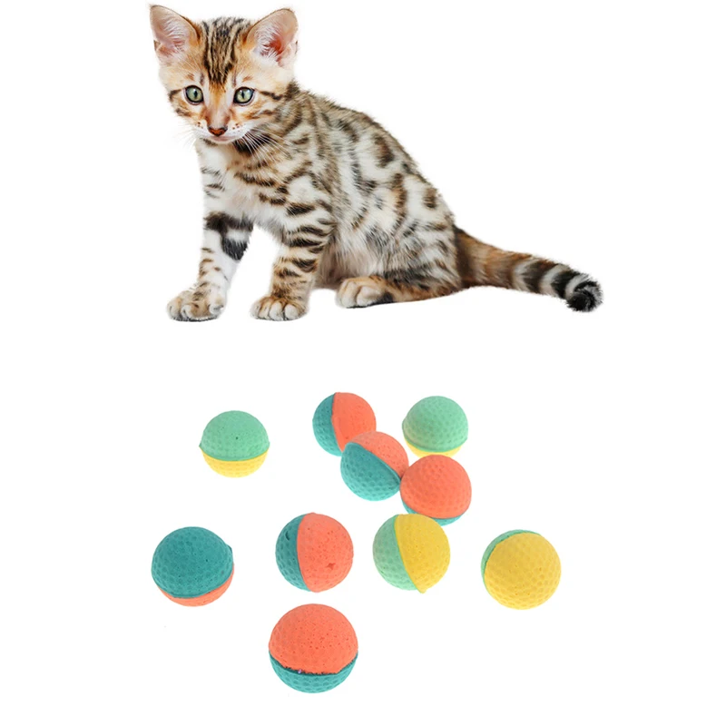 10pcs per lot Soft Foam Play Balls For cat Pet Cat Kitten Play Balls Activity Toys Funny cat toy ball
10pcs per lot Soft Foam Play Balls For cat Pet Cat Kitten Play Balls Activity Toys Funny cat toy ball