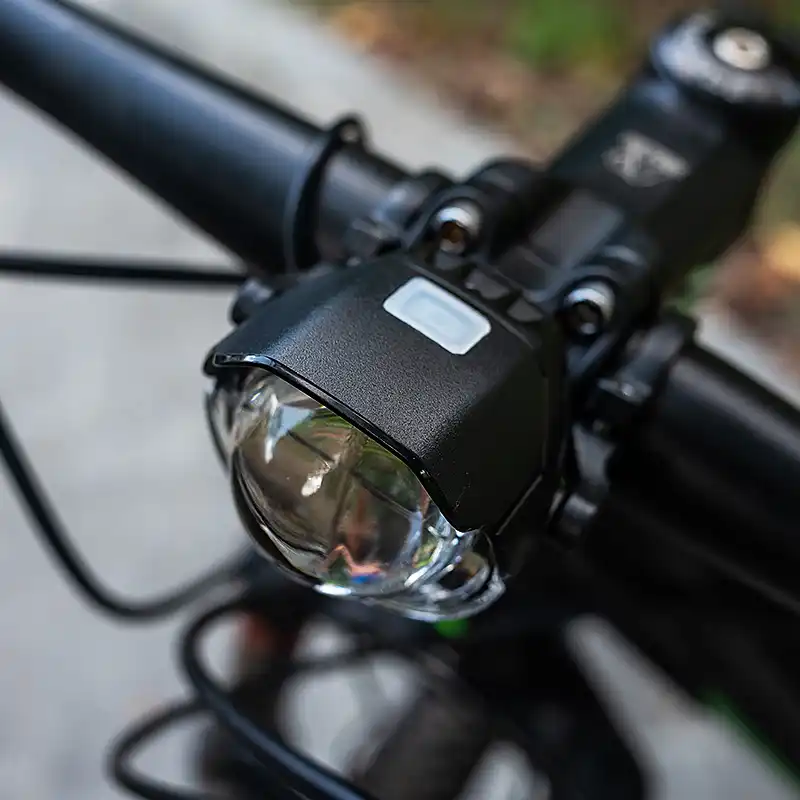 Bike Headlight Aluminum Alloy Multifunction Bicycle Head Flashlight 21 LED Lamp