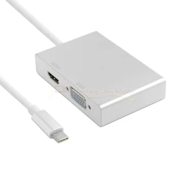 CY USB-C USB 3.1 Type C to HDMI Digital AV & VGA & USB HUB OTG Adapter for Laptop Laptop Pro
CY USB-C USB 3.1 Type C to HDMI Digital AV & VGA & USB HUB OTG Adapter for Laptop Laptop Pro