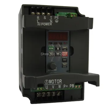 The new inverter 2.2kw single phase 220V input / 220V/380V motor speed controller
The new inverter 2.2kw single phase 220V input / 220V/380V motor speed controller