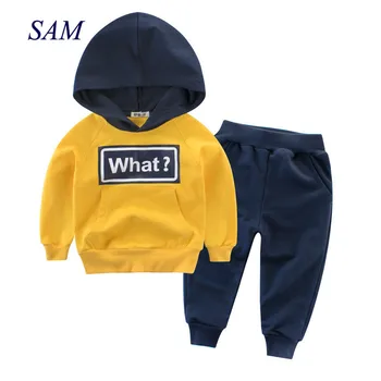 2019 autumn children's casual clothing sets boys hooded letter sweatshirt top + pants 2 pcs suit kids sportswear clothes
2019 autumn children's casual clothing sets boys hooded letter sweatshirt top + pants 2 pcs suit kids sportswear clothes