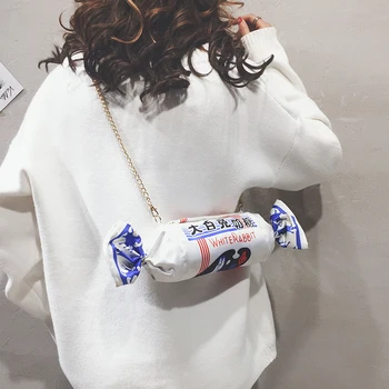 Cute bags canvas white rabbit toffee chain on the new bag female new creative simulation shoulder Messenger bag tide handbag
Cute bags canvas white rabbit toffee chain on the new bag female new creative simulation shoulder Messenger bag tide handbag