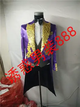 S-3XL 2017 New men's clothing fashion slim Bigbang Studio tuxedo magic pigeons the host suit plus size singer costumes
S-3XL 2017 New men's clothing fashion slim Bigbang Studio tuxedo magic pigeons the host suit plus size singer costumes