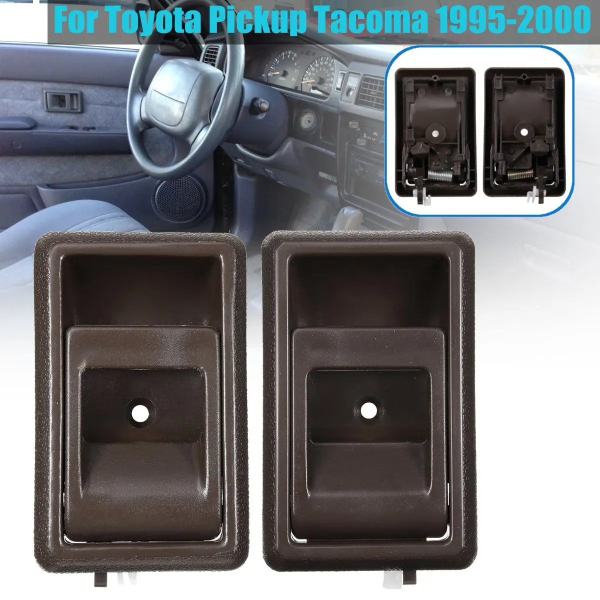 1PCS Front Left Right Side Brown Interior Door Handle For Toyota Tacoma 4Runner Pickup 1995-2000 69206-04010 L 69205-04010 R
1PCS Front Left Right Side Brown Interior Door Handle For Toyota Tacoma 4Runner Pickup 1995-2000 69206-04010 L 69205-04010 R