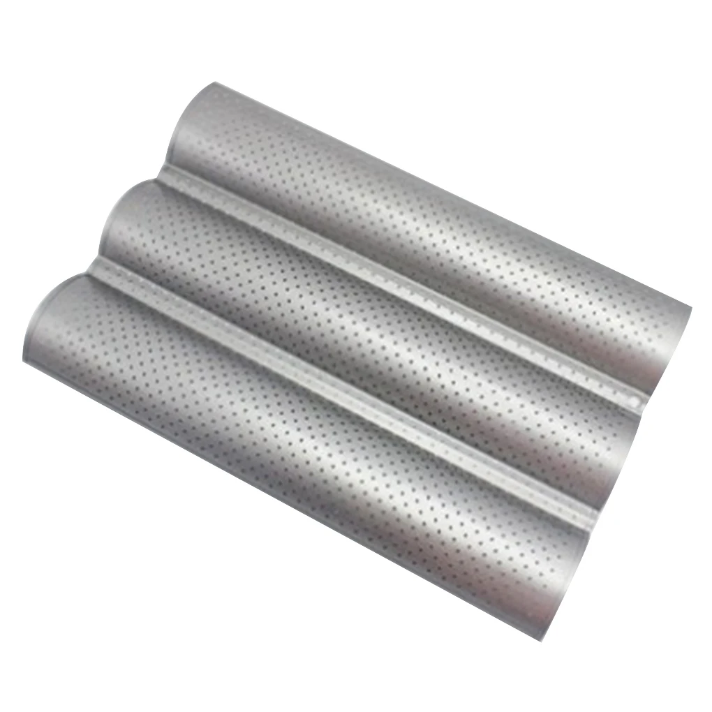2/3 Groove Wave French Bread Baking Tray Carbon Steel Non-Stick Kitchen Baguette Bake Mold Pan
2/3 Groove Wave French Bread Baking Tray Carbon Steel Non-Stick Kitchen Baguette Bake Mold Pan