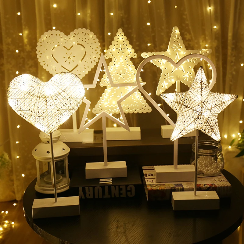 Artistic LED Night Light DIY Christmas Room Decoration Creative Ornaments On Desktop Warm Lighting Table Lamp Birthday Gift
Artistic LED Night Light DIY Christmas Room Decoration Creative Ornaments On Desktop Warm Lighting Table Lamp Birthday Gift