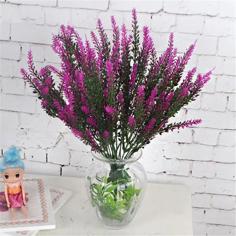 6pcs Fake Plastic Lavender Bunch (5stems/piece) Simulation Lavender Setaria for Home Sitting Room Office Decorative Flowers
6pcs Fake Plastic Lavender Bunch (5stems/piece) Simulation Lavender Setaria for Home Sitting Room Office Decorative Flowers