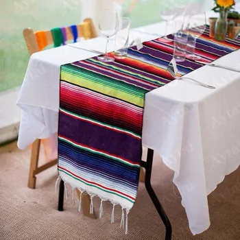 OurWarm Fiesta Themed Party Cinco De Mayo Celebration Party DIY Decorations Exican Serape Cotton Table Runner Wedding Tablecoth
OurWarm Fiesta Themed Party Cinco De Mayo Celebration Party DIY Decorations Exican Serape Cotton Table Runner Wedding Tablecoth