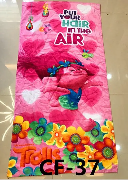 10pcs DHL Kids Cartoon TROLLS Poppy Towels Baby Bath Towel Children Moana Cartoon Beach Bath Towels Adult Beach Towels 75*140cm
10pcs DHL Kids Cartoon TROLLS Poppy Towels Baby Bath Towel Children Moana Cartoon Beach Bath Towels Adult Beach Towels 75*140cm