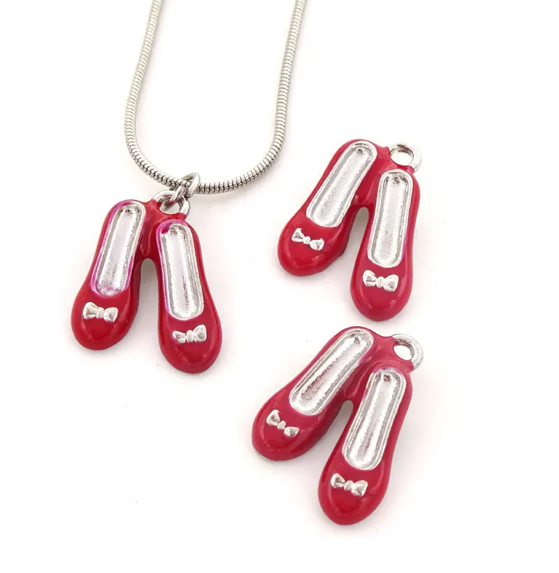 30Pcs Shoe Charms Red Shoes Woman Enamel Pendants 19*14mm Pingentes Charm Jewelry Findings And Components Diy Necklace Parts
30Pcs Shoe Charms Red Shoes Woman Enamel Pendants 19*14mm Pingentes Charm Jewelry Findings And Components Diy Necklace Parts