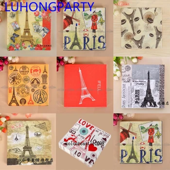20pcs France Paris travel design high quality food-grated napkins paper servilletas decoupage decorated 100% Virgin Wood Tissue
20pcs France Paris travel design high quality food-grated napkins paper servilletas decoupage decorated 100% Virgin Wood Tissue