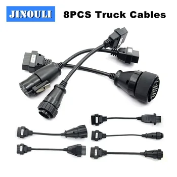 8pcs Truck cables for tcs tcs pro truck diagnositc-tool cable adapter obd2 truck cable
8pcs Truck cables for tcs tcs pro truck diagnositc-tool cable adapter obd2 truck cable