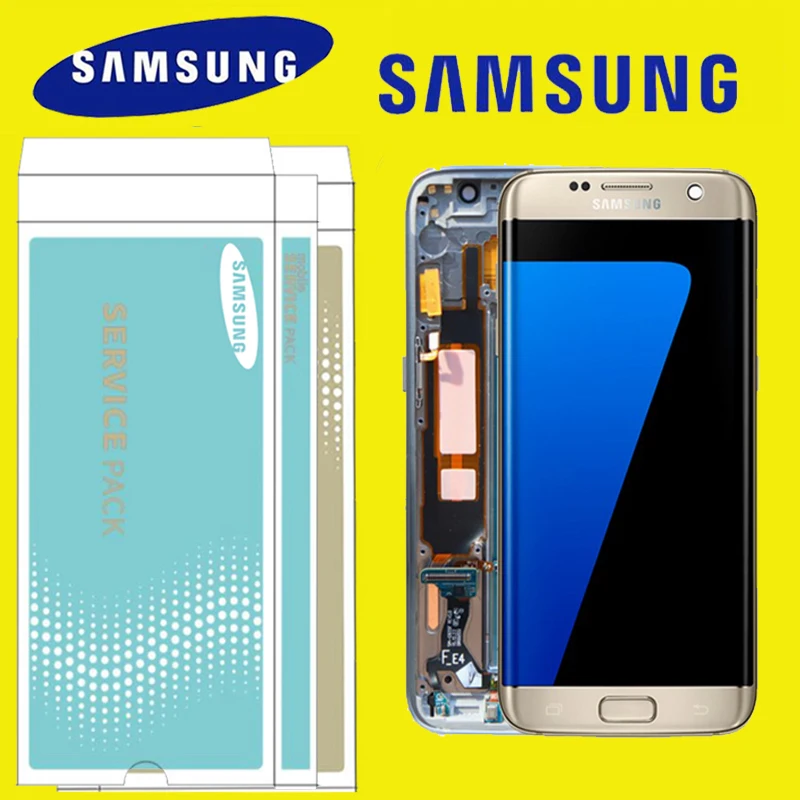 ORIGINAL 5.5'' SUPER AMOLED LCDS with Frame Replacement for SAMSUNG S7 edge Pantalla G935 G935F Display with SERVICE PACK
ORIGINAL 5.5'' SUPER AMOLED LCDS with Frame Replacement for SAMSUNG S7 edge Pantalla G935 G935F Display with SERVICE PACK