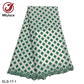 High Quality 2019 African French Lace Fabric Embroidered Nigerian Lace Fabric 5Yards Guipure Lace with Stones ELS-17
High Quality 2019 African French Lace Fabric Embroidered Nigerian Lace Fabric 5Yards Guipure Lace with Stones ELS-17