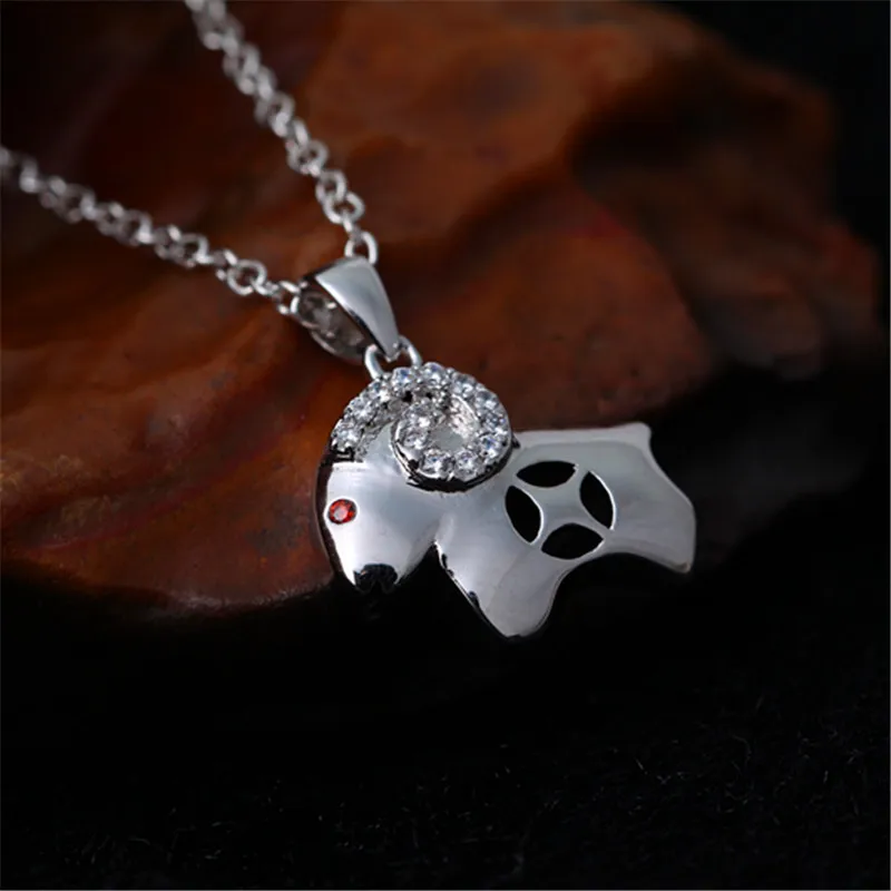 New Cute Zodiac sheep simple wild birthday gift personality charm female chain pendant Aries lucky pendant Silver plated silver
New Cute Zodiac sheep simple wild birthday gift personality charm female chain pendant Aries lucky pendant Silver plated silver