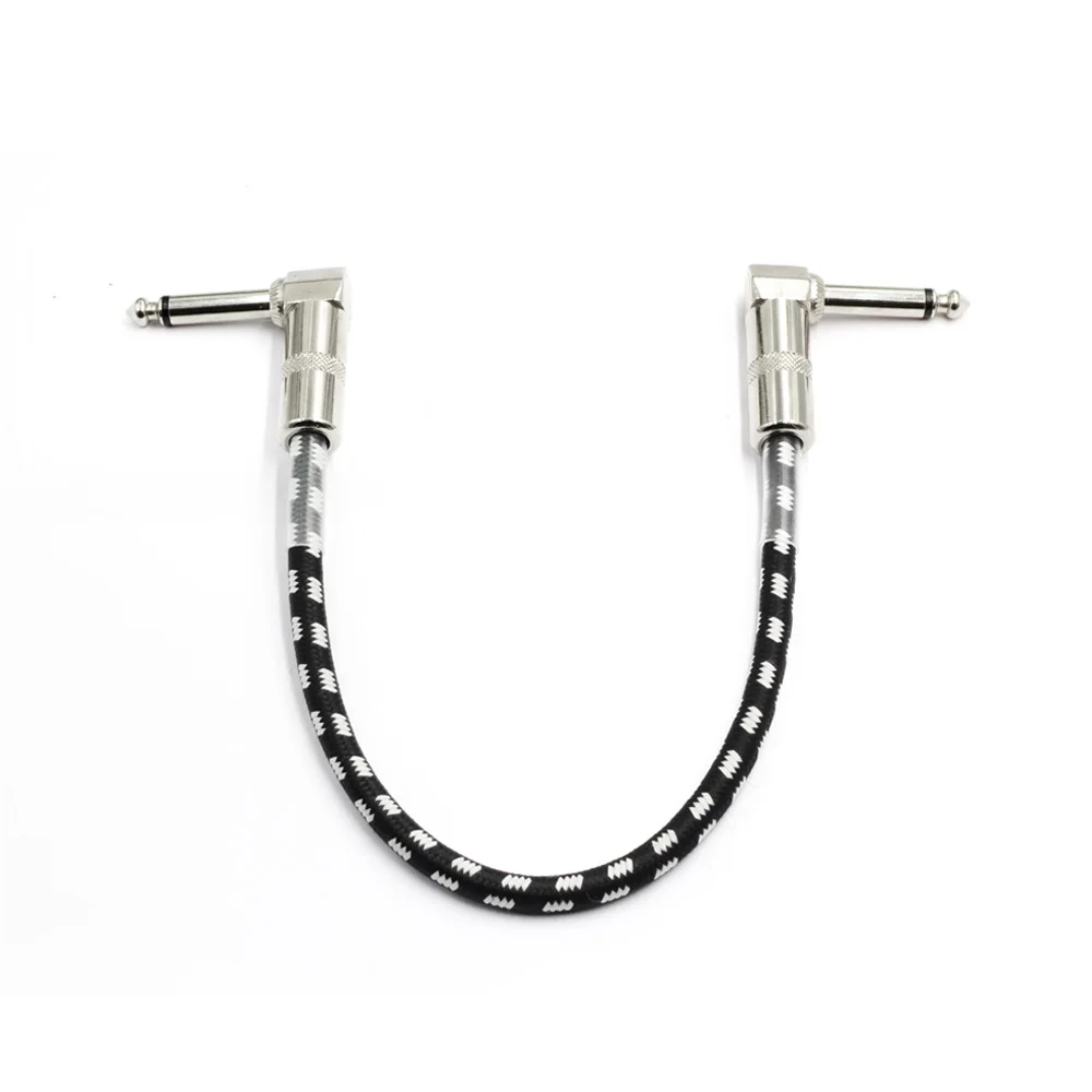 15cm-30cm Electric Guitar Effect Pedal Instrument Effect Cable Instrument Double Curved Cable Flat Head Single Block Effect Wire
15cm-30cm Electric Guitar Effect Pedal Instrument Effect Cable Instrument Double Curved Cable Flat Head Single Block Effect Wire