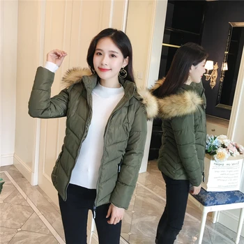 2018 New Parka Women Winter Short Slim Hooded With Fur Padded Solid Plus Size Overcoat For Female Causal Winter Women Parka
2018 New Parka Women Winter Short Slim Hooded With Fur Padded Solid Plus Size Overcoat For Female Causal Winter Women Parka