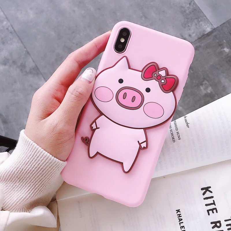 Luxury 3D candy Pink Animal Pig nose Bow Soft phone case for iphone X XR XS MAX 7 8 plus 6S cover for samsung S8 S9 S10 E/lite
Luxury 3D candy Pink Animal Pig nose Bow Soft phone case for iphone X XR XS MAX 7 8 plus 6S cover for samsung S8 S9 S10 E/lite